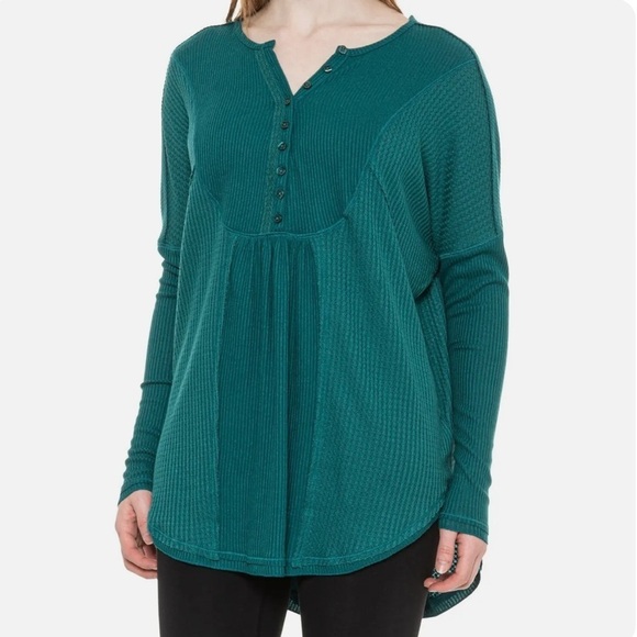 Free People Leo Henley Top - Size S - Picture 4 of 8